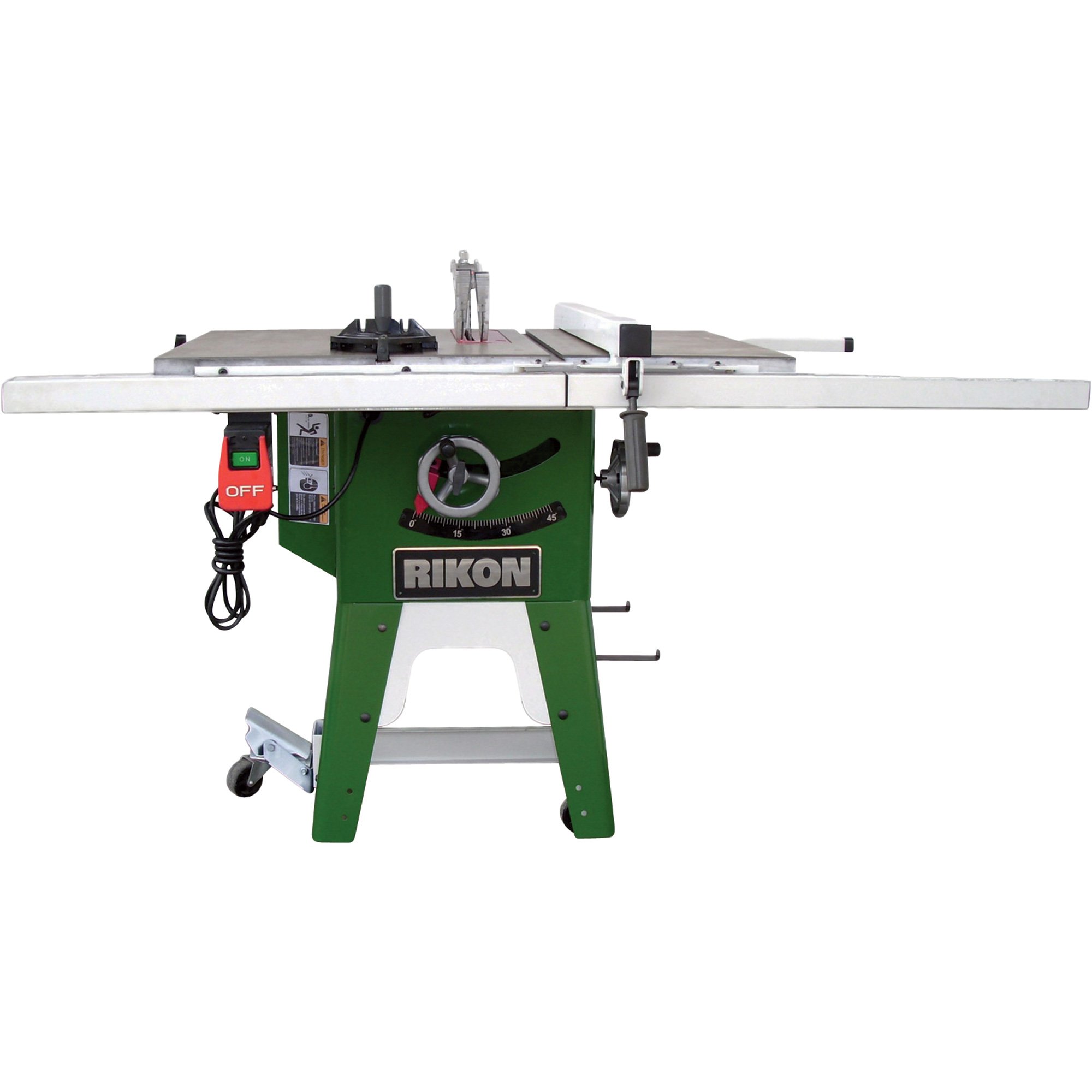 Rikon 10in. Table Saw — 1 1/2 HP, 13 Amp, 3450 RPM, Model# 10-201